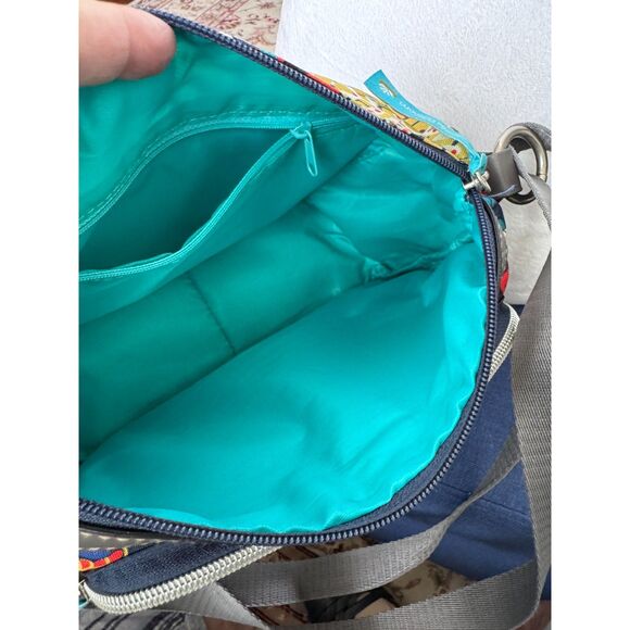 Lily Bloom Bag Purse Canvas Crossbody Adjustable Strap - Picture 8 of 10